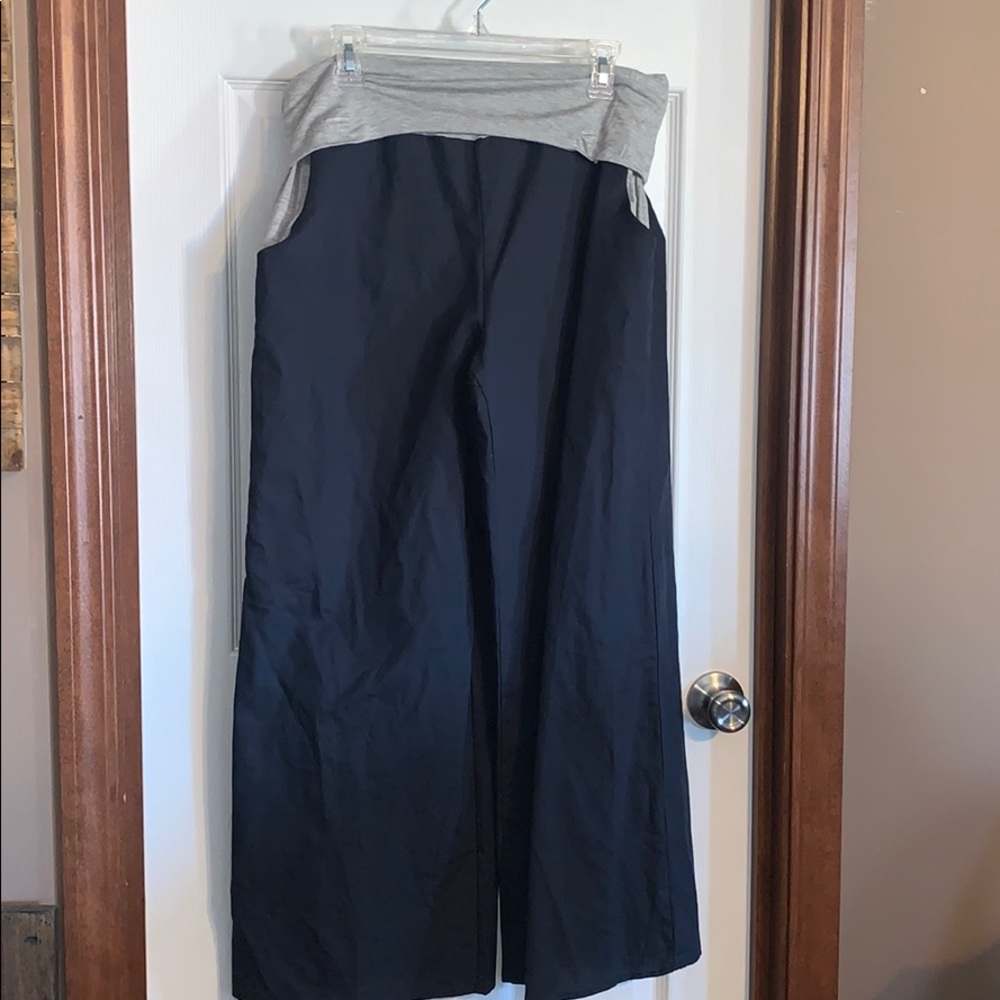Women’s Navy Pocket Wide Leg Pants